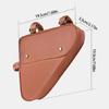 Bolsa Delantera para Bicicleta de Montaña Impermeable Bolsa para Manillar de Bicicletas de Carretera Bolsas de Cuadro Portátiles Bolsa para Ciclismo al Aire Libre Duradera