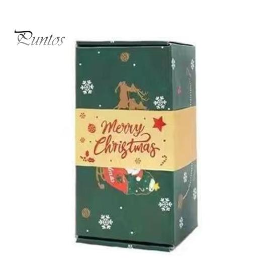 

10 шт. взрывная подарочная коробка с рождественскими подарками, всплывающая подарочная коробка с сюрпризом для предложений, дней рождения и вечеринок зелёный