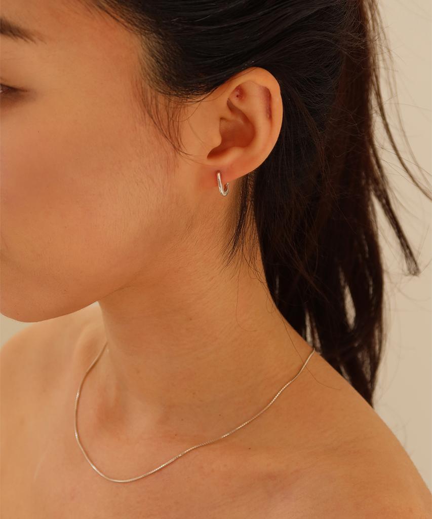 Febor U-Line Earring_Silver