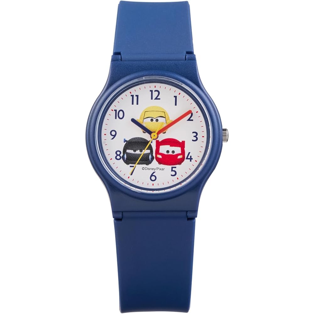 Citizen QQ Analog Watch Tsum Tsum Cars Waterproof Jackson McQueen 38mm Rubber Strap