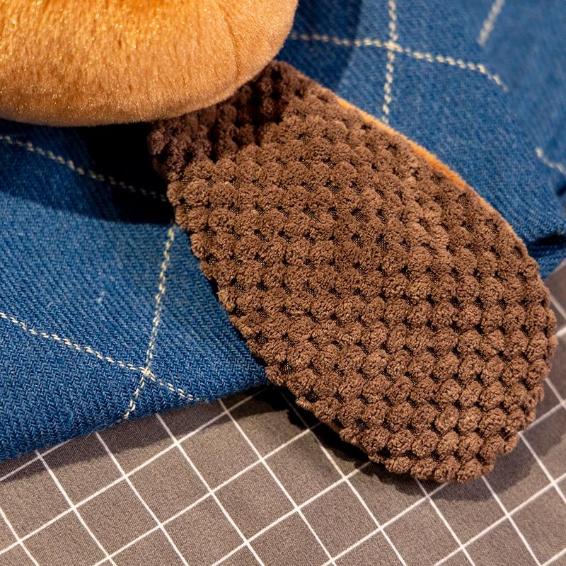 New Simulation Beaver Plush Doll Cute Fluffy Sitting Beaver Toy For Kids Adorable Birthday Christmas Gift Doll Decor For Room