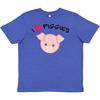 Inktastic I Love Piggies With Cute Pig Youth T-Shirt Farm Animals Pigs Fun Heart