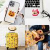 50pcs Halloween stickers featuring pumpkins, ghosts, and bats, perfect for waterproof DIY planner decorations gifts for kids