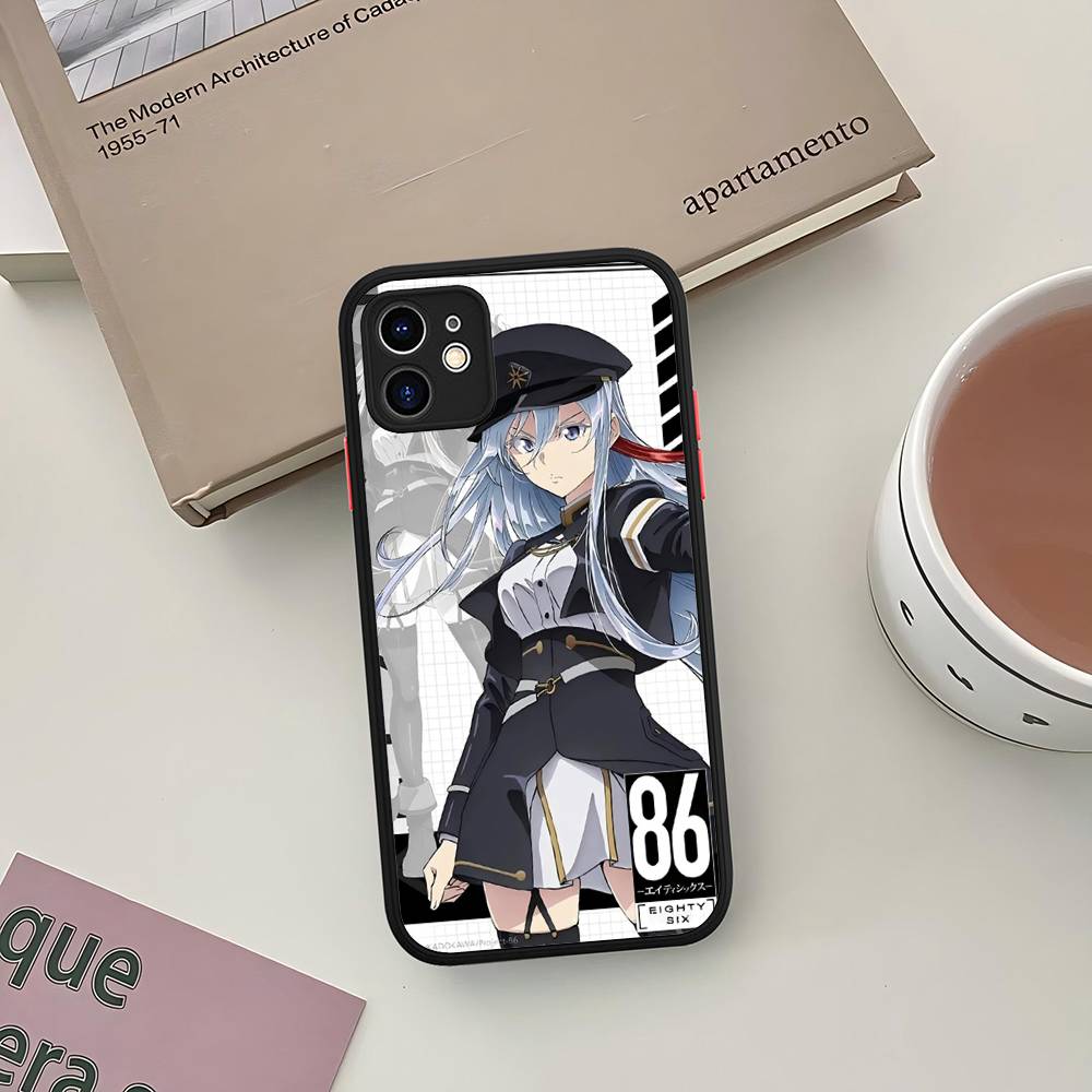 Classic Anime 86 Eighty Six Phone Case For IPhone 16 15 14 13 12 11 Pro Max 7 8 6 6s Plus Matte Cover