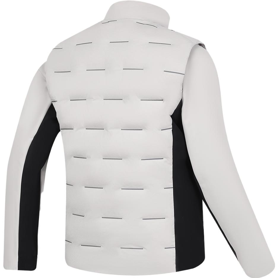 FILA 2023 Winter New Stand Collar Zipper Two-Piece Down Jacket Golf Sports Top Men Tops Gray A11M345909F-GY