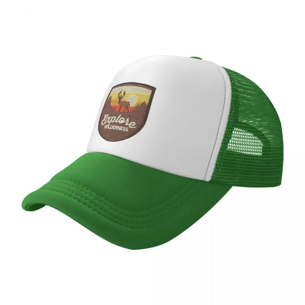 Vintage Retro Wildernis Wildlife Zwembadfeest Mesh Baseballpetten Dames Unisex Gepersonaliseerd FeUnisex Strand Zonbescherming Hoed Trucker Pet