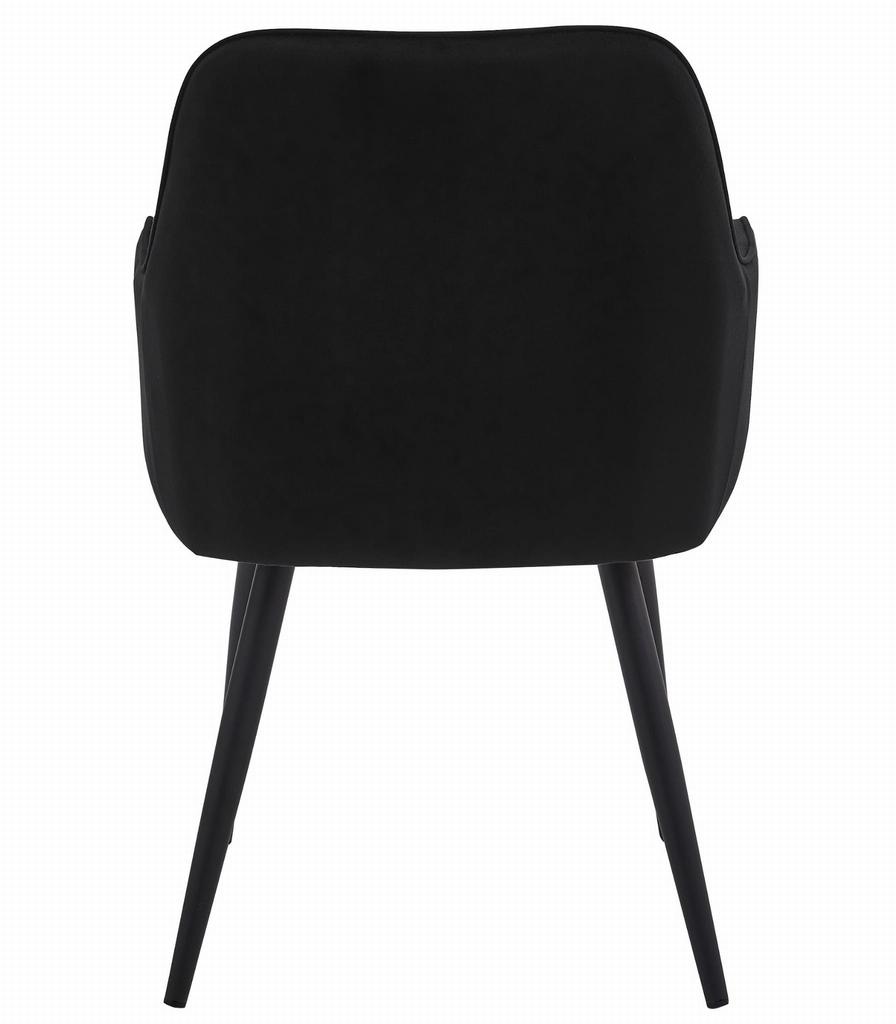 Nana Chair - Black Velvet / Black Legs X 2
