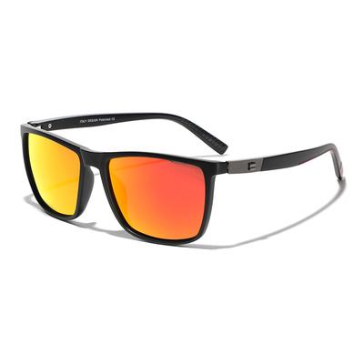 Occhiali Montatura Generosa Tr90 Occhiali da Sole Polarizzati da Uomo Occhiali da Sole Colorati Futuristi da Donna