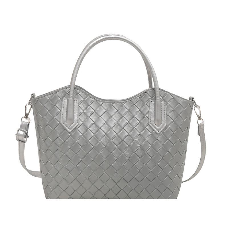 Fashion Handbag New Retro Woven Pattern Trendy Large Capacity Versatile Shoulder Messenger Bag