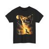 Chihuahua Hvízdající na Měsíc Parodie Noční Umění Vtipný Design Čivavy Tričko Unisex Tričko