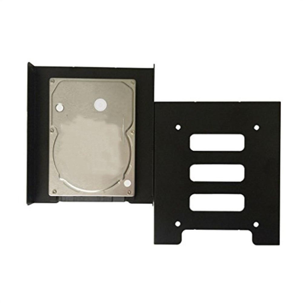 2.5 Inch To 3.5 Inch Mounting Bracket Hard Drive Adapter SSD HDD Holder Metal Mounting Adapter for PC Hard Drive Enclosure