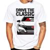 Camiseta Drive Civic Type R FK2 Design de Carro Camiseta de Verão Masculina Manga Curta Vintage Boy Tops Casuais