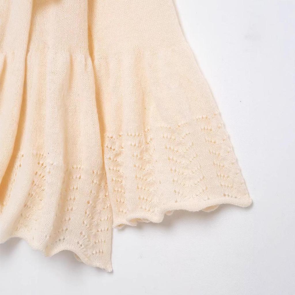 2025 Spring European & American Sweet Layered Knitwear