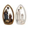 Home Study Decoration Handicrafts And Ornaments, Imitation Wood Carvings Of The Holy  And Mother, Resin Gift  , Photo Props