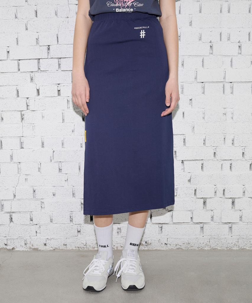 BEENTRILL NEWYORK Lemon Slim Long Skirt (Violet)