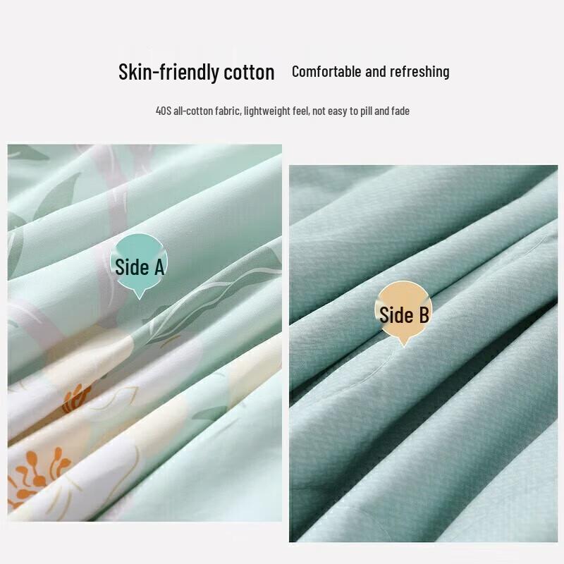 

Mercury Home Textiles Pure Cotton & Soy Fiber Summer Quilt 150cm x 200cm