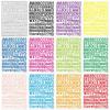 2Pcs 26 Alphabet A-Z Planner Stickers Waterproof Colorful Creative Diy Pvc Letter Number Sticker For Kids Cup Laptop
