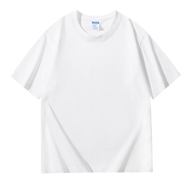 Summer Youthful Oversized Morandi T-Shirt - Cotton, Short Sleeve, Black/White/Dark Gray L белый