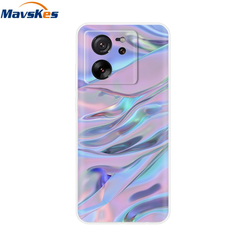 Clear Silicone Case For Xiaomi 13T Pro Back Cover For Xiaomi 13T Case Soft TPU Bumper Protective Phone Cases Mi13T Fundas Coque