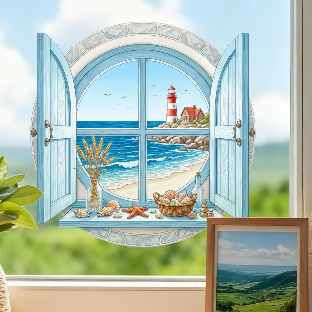 Simulierte Strandwanddekoration für Wohnzimmer und Arbeitszimmer