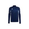 Adidas T Shirts Men's Marine Blue Stand Collar Moderate Straight Fit HA6270
