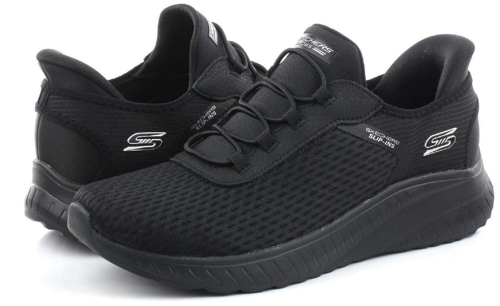 Женские кроссовки Skechers BOBS Sport Squad Chaos черного цвета