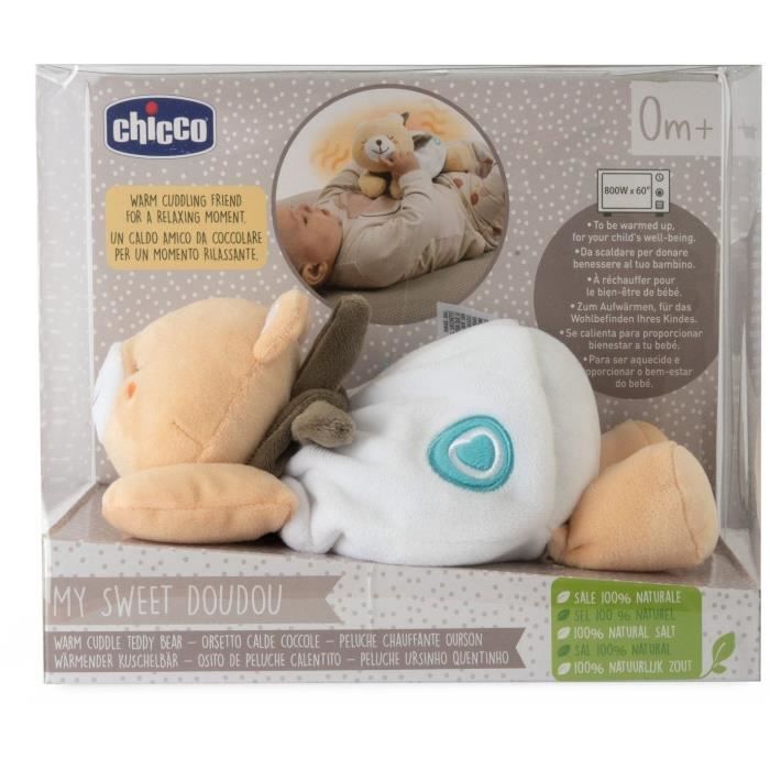 Peluche Chauffante Ourson - CHICCO - Beige - Dès La Naissance