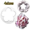 Peony Flower Petal Shape Cutter Easy To Clean Fondant Cake Sugar Paste Icing Cutting Tool Precision For Sugarcraft Wedding Home