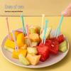 ZISIZ Disposable Bamboo Fruit Picks