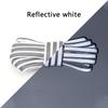 Reflecterende Schoenveters Mode Regenboog Schoenveters Wit Zwart Elastische Veters Sneakers Ronde Schoenveter voor Schoenen 100/120/140cm 1 Paar