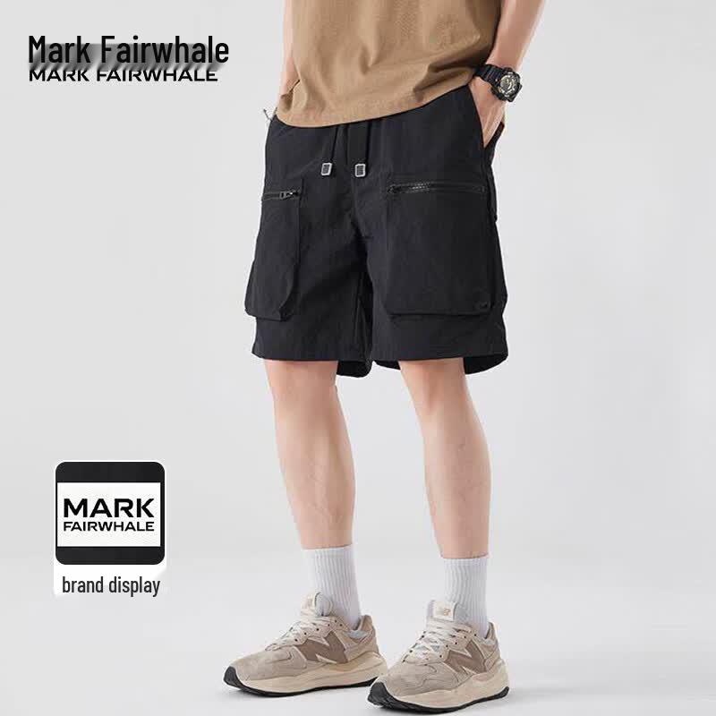 MARK FAIRWHALE Men s 2026 Ice Silk Sports Cargo Shorts 4XL