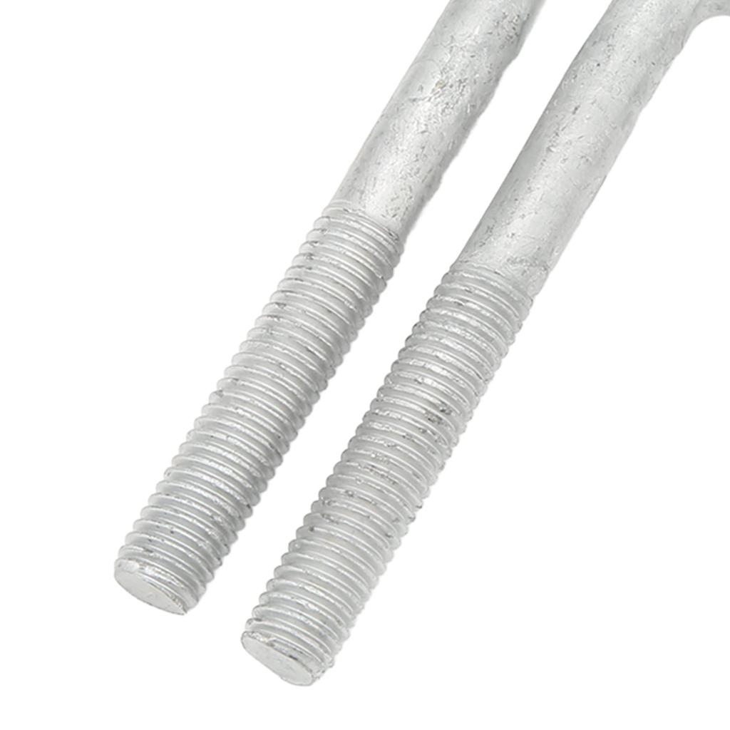 Auflagehalter verzinkt schwenkbar Auflagehalter-Set verstellbar für 3x3 Bootsanhänger Querträgerbefestigung,