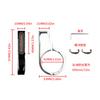 39-41MM Motorcycle ATV Front Fork Turning Signal Indicator Lights Amber Lighting Daytime Running Lamp for Honda Kawasaki Suzuki