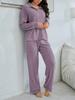 Women's Autumn/Winter Casual Pajama Set - Fashionable, Comfortable, Long Sleeve & Pants