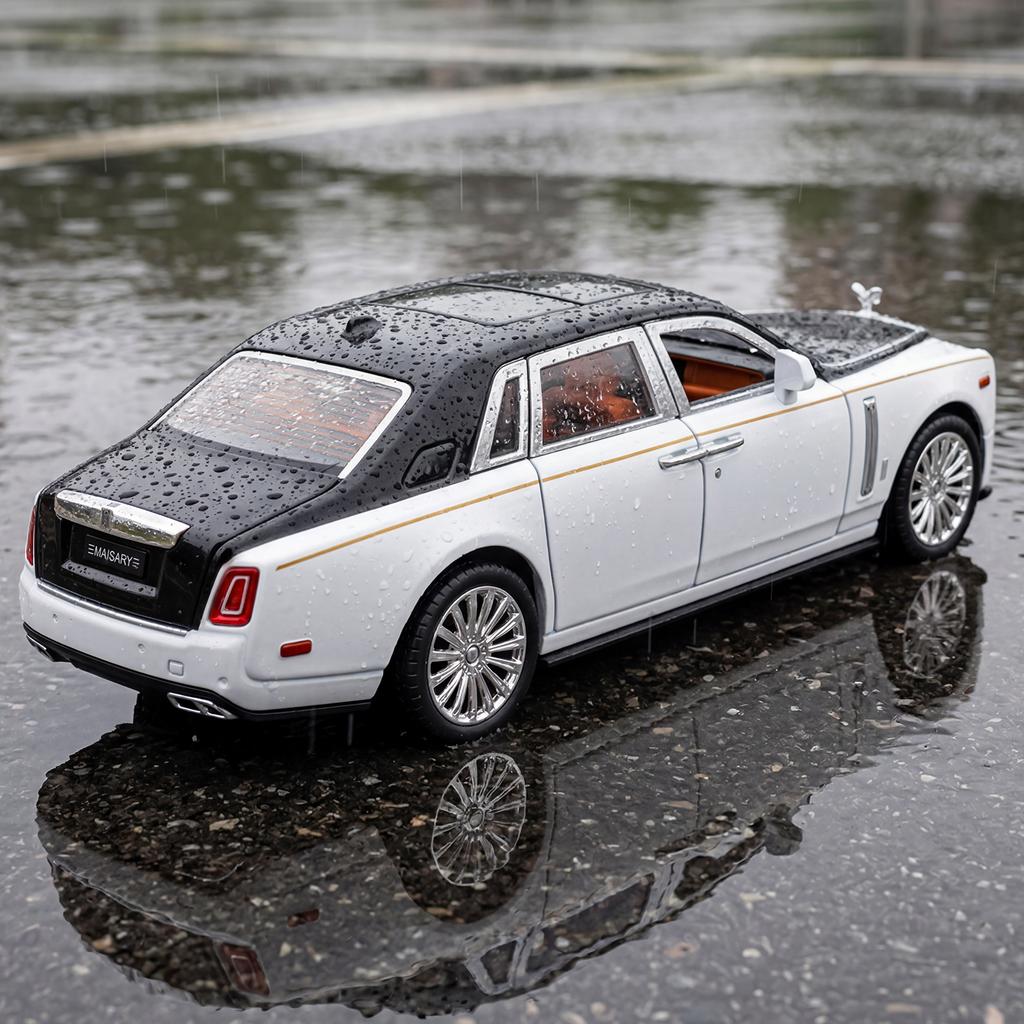 1:22 Rolls Royce Phantom Mansory Modifizierte Edition Legierung Metall Druckguss Modellauto Ton und Licht Sammlerstücke Ornamente Geburtstag