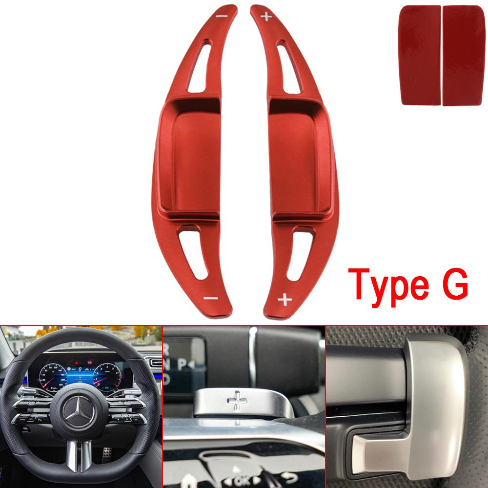 Shifter Paddle For Mercedes Benz 2022 C E Class W206 W223 C180 C220d All-Terrain AMG Line Car Steering Wheel DSG Shift Extension