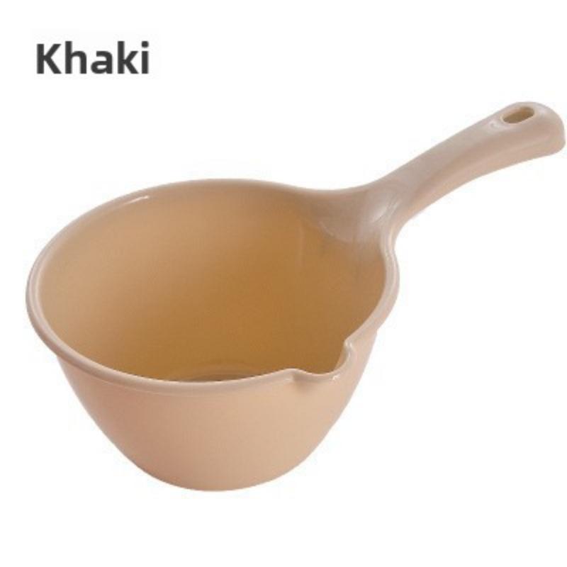 

Утолщенный ковш для воды для дома, кухни, ванной комнаты, детей и младенцев 1PC хаки