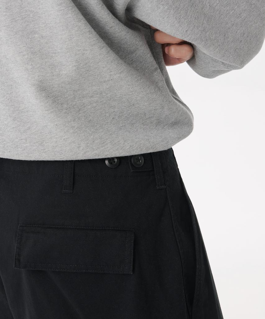 Musinsa Standard Cotton Wide Multi-Pocket Cargo Pants [Black]