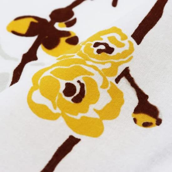 Anbo Dyeing Hand Towel Authentic Dyed Cotton Tokuoka Made in Japan 35cm x 100cm "Wintersweet Flowers" 100%