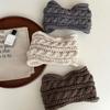 Bow Knot Bow Headband Ear Warm Wool Knitting Headdres  Winter Hair Accessories