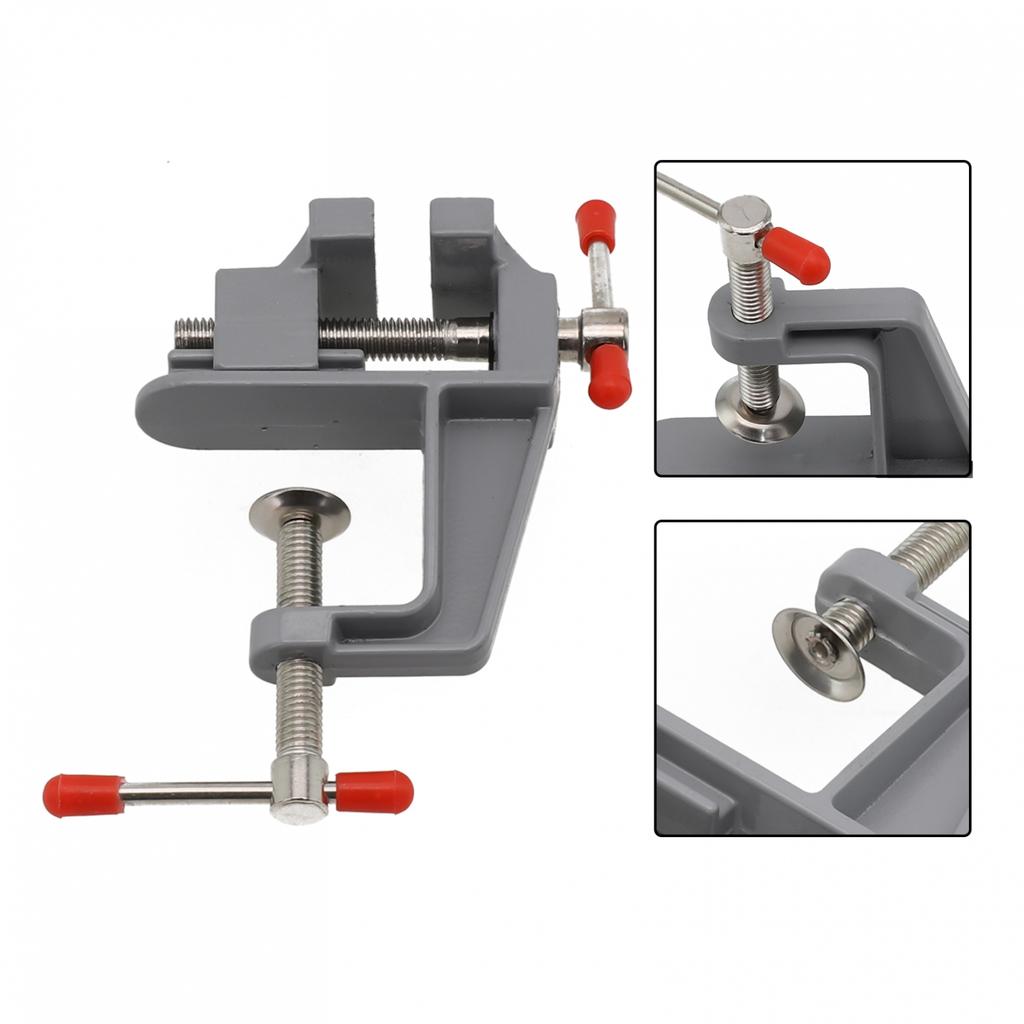 Vice Vise Table Swivel Lock Aluminum alloy Bench Clamp Pliers Portable