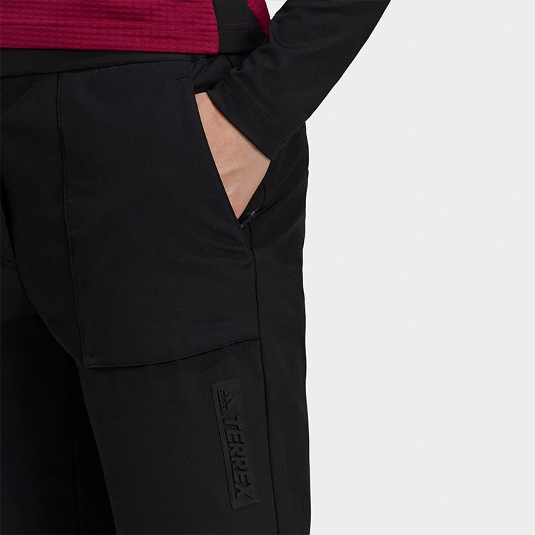 Adidas W Cap New Pants Outdoor Solid Color Sports Long Pants Women Pants Black GP2898