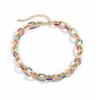 Colorful Paint Metal Thick Link Chains Necklace for Women Boho Short Chunky Choker Necklaces 2026 Fashion Chains On Neck Jewelry