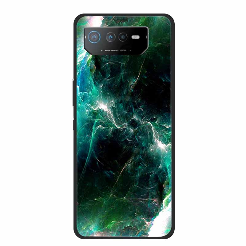 Phone Case For Asus ROG Phone 6D Ultimate Back Cover Case Black TPU Silicone Soft Coque For Asus ROG Phone 6 Pro Case Phone6 Pro