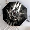 Corinthians3pattern, automatic folding umbrella, portable and foldable design, 8 ribs, a Christmas or birthday gift.