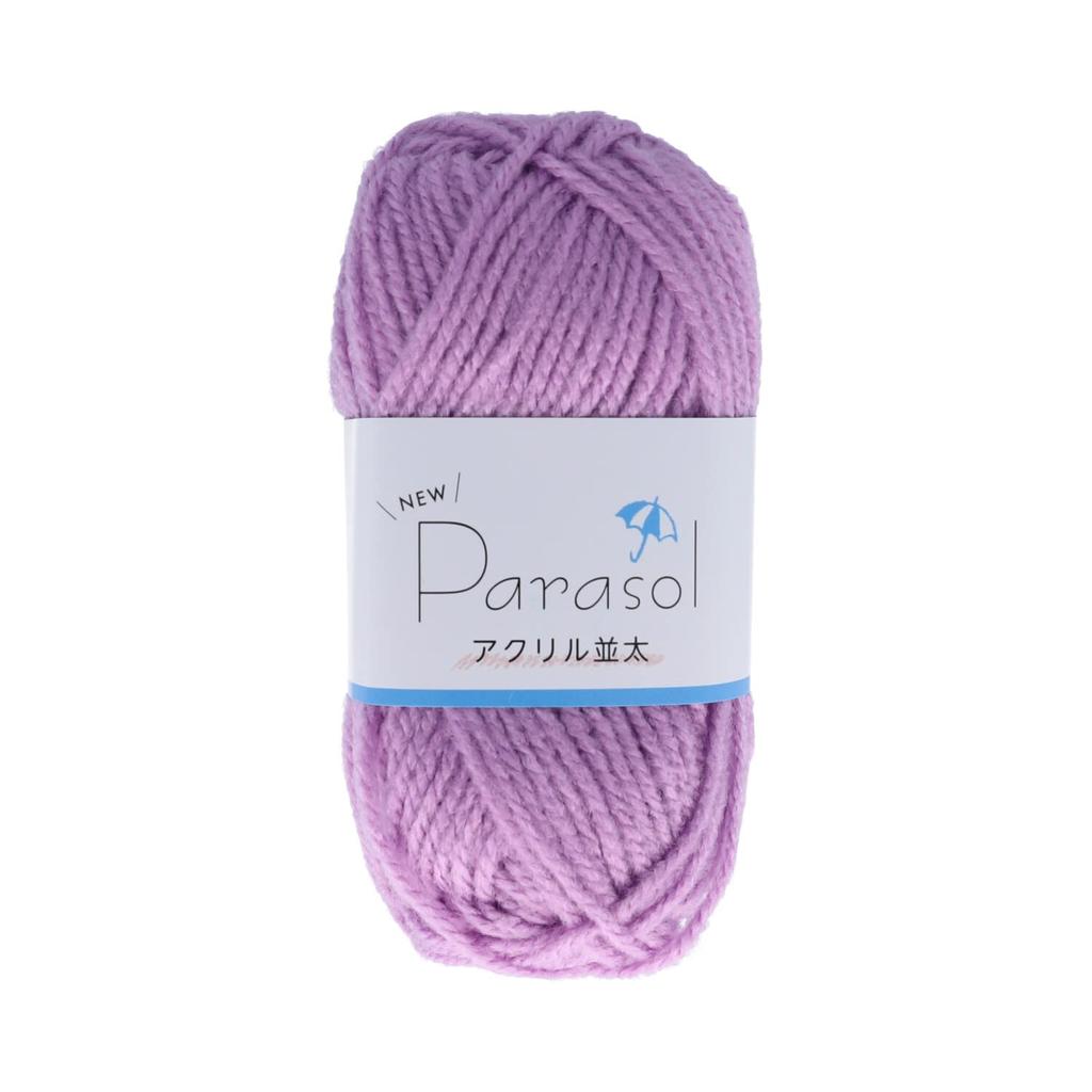 Yokota Sonnenschirm Medium Einzelstrang 6900 Garn, Acryl, Gewicht, Farbe, 5er-Set, Fb.14, Lila,