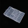 Hard Plastic Anti Impact Wear Resistant Storage Box Battery Case Practical Organizer Clear Inner Compartment Holder