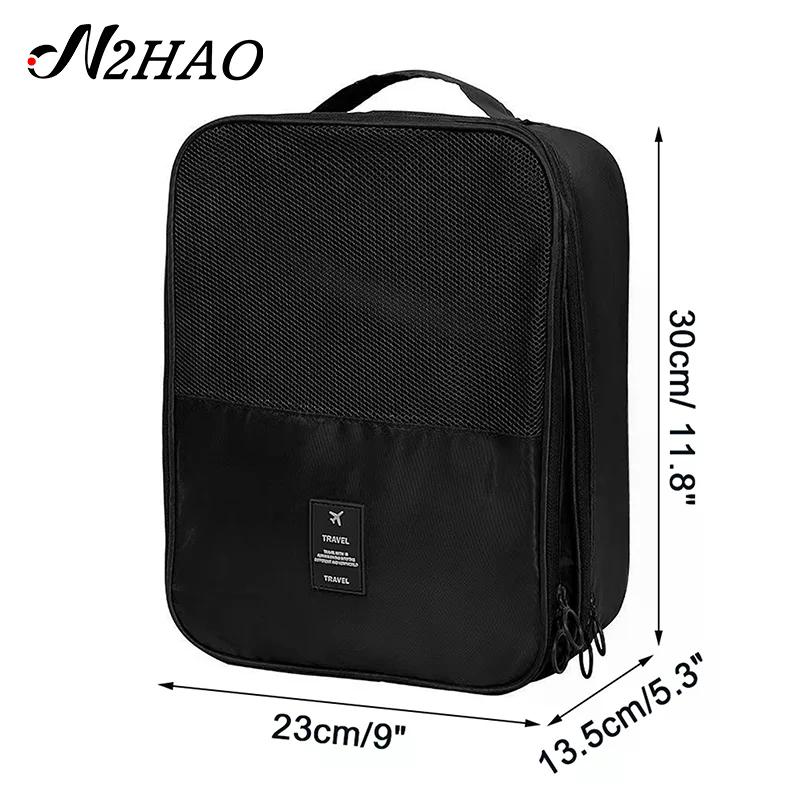 Borsa porta scarpe da viaggio Borsa porta bagagli portatile Borsa da viaggio Borsa porta scarpe a tre strati