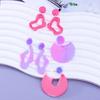 Unique Earring Silicone Molds Irregular Resin Jewelry Pendant Keychain Charm Mol