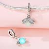 Beads Copper Charms Original Firefly Insect Pendant Beads Fit Bracelet Jewelry Diy Women Fine Gift Accessory